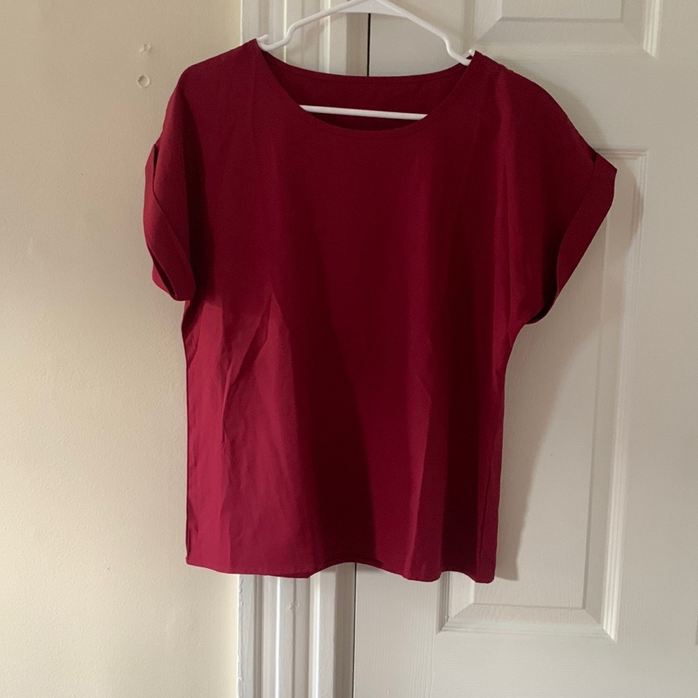 Maroon women’s blouse